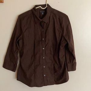 Banana Republic stretch button down shirt